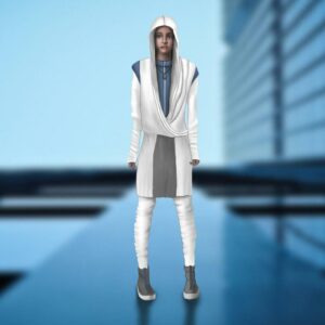 Illustration Protagonistin Erin