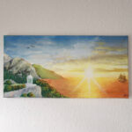 Acrylbild von Mon Maroig im Sonnenuntergang